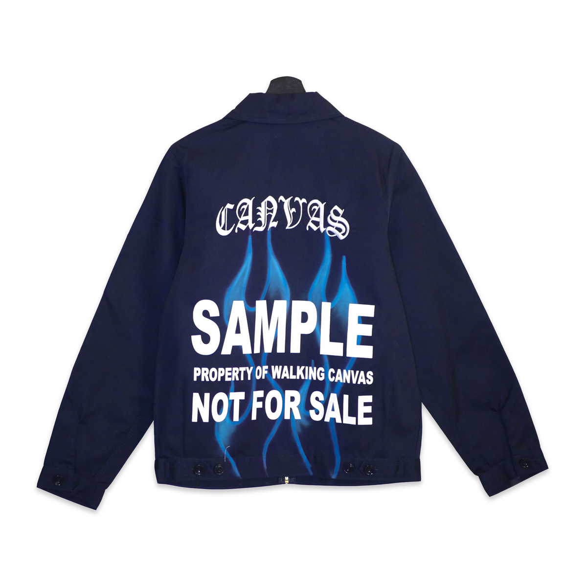 MENS CANVAS x DICKIE SAMPLE JACKET NAVY – walkingcanvasworldwide.com